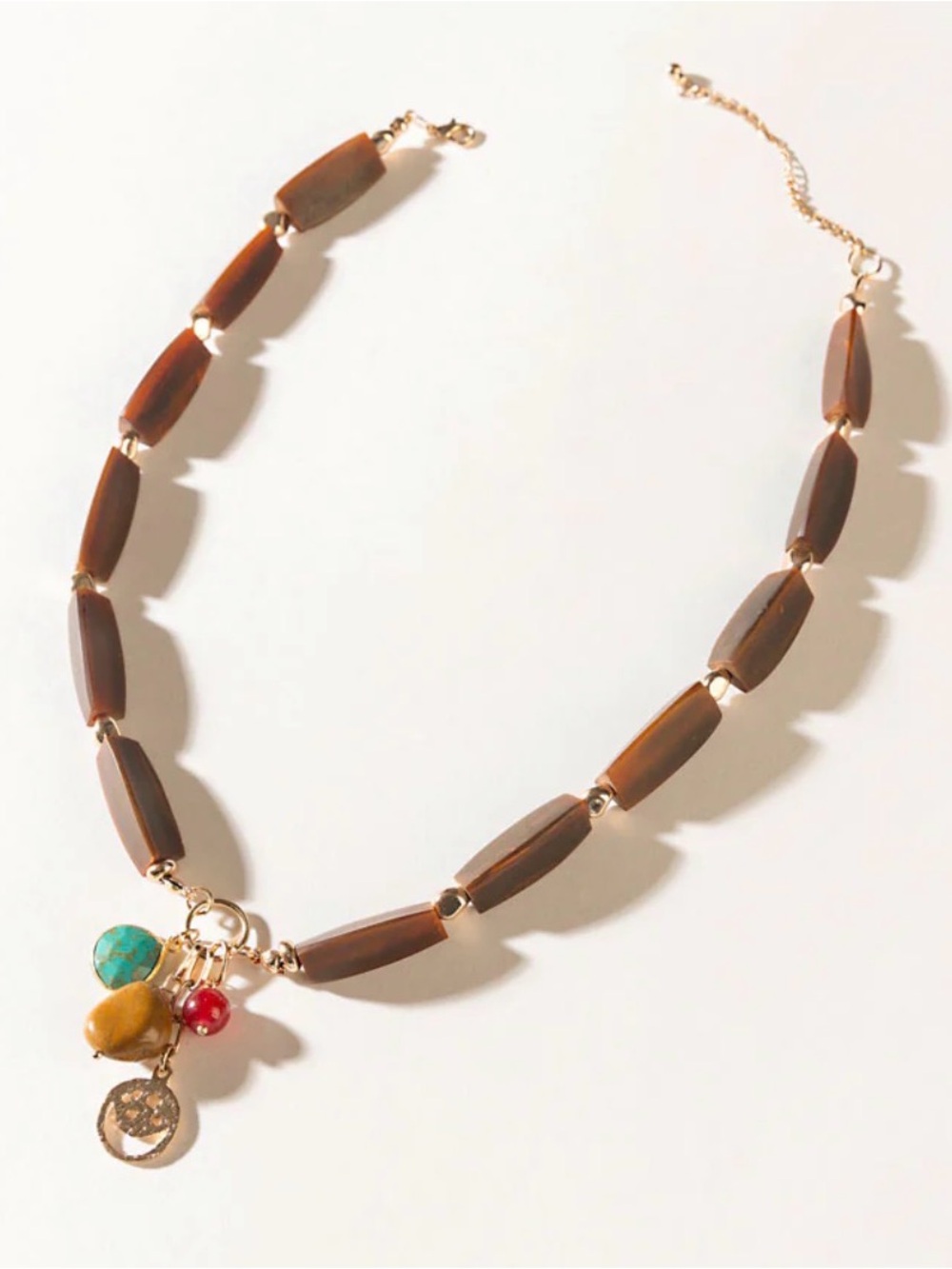 MYRA BAG THE ELOWEN NECKLACE IN CEDAR BROWN